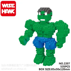 智鹰新品 复仇者联盟 微钻石颗粒积木益智科教玩具2207