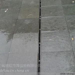 不锈钢线性排水沟 线性排水篦子 成都不锈钢包边排水沟厂家价格