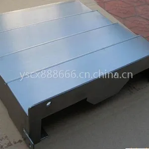 不锈钢钢板式机床防护罩 导轨折弯外防护机床防护罩 整体铁壳外防护防尘罩规格