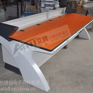 机房操作台 机房屏幕墙 机房监控电视墙 监控控制台 木面操作台