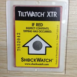 成都重庆防倾斜标签Tiltwatch物流监控标签倾斜指示器