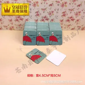 厂家供应卡通涤纶吊牌 镀金服装挂牌 PVC透明吊牌 异形纸牌 报价