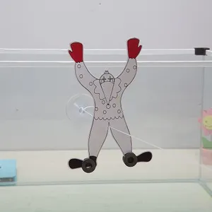 科技小制作-科学小丑走钢丝实验