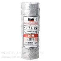 日本中山/TRUSCO中国总代理 环保脱铅电胶带 JIS规格适用 7色可选(TM1910GY10P)
