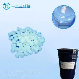 广州供应有弹性透气耳机填充硅胶材料用于魔音耳机免费试样厂家直销