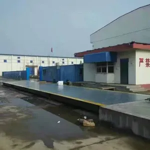 SCS-100T外贸出口型地磅分割式结构集装箱运输