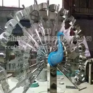 供应艺科长裕各种LED造型孔雀景观灯