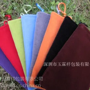 大量销售 绒布束口袋 简易包装布袋 优质绒布袋批发收纳袋化妆品袋物流袋环保袋