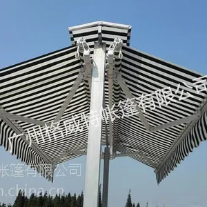 蝴蝶篷豪华户外伸缩遮阳蓬雨棚篷伸帐篷帐棚户外帐篷双开伸缩雨篷