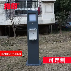 指印 房车营地水电桩厂家 游艇码头智能水电桩 水电柱价格ZDW-03 水电箱