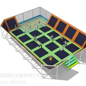 儿童蹦极,电动蹦极,多人蹦极跳床,大型拓展蹦极设备