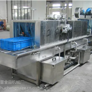 诸城凯旭供应大型周转筐清洗机 洗箱机 洗筐机专业制造商