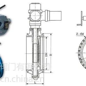 Q�ͷ����綯�������� D9B43H-10C DN100 ��ھ�������������