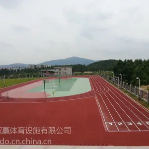 供应健康塑胶跑道 透气性塑胶跑道