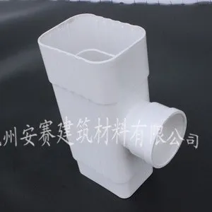 供应瑞安市彩铝天沟雨水管,pvc落水系统,别墅天沟檐槽