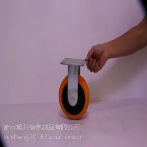 中山市优质黄色2寸万向轮带刹车手推车专用脚轮的规格