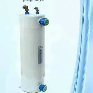 供应10匹养殖鱼池纯钛换热器