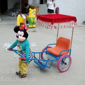 机器人拉车厂家直销小人手拉车价格机器人拉黄包车哪里有卖
