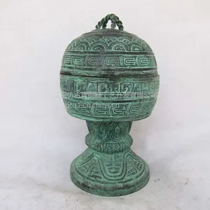 孔庙寺庙青铜礼器***用品豆、洗盘、笾、奁、鼎、文庙祭器