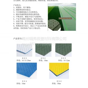人造草坪缓冲垫RX卷状足球场产品|合成材料缓冲垫