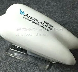 英盛星可印logo广告 医疗药店促销药片订书机 小学生迷你创意牙齿造型订书器