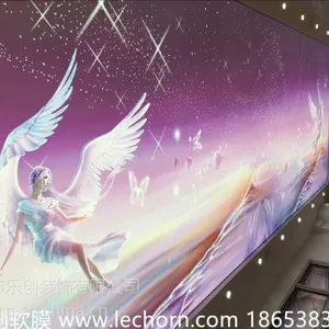 软膜天花烟台天花软膜吊顶厂家-乐创透光膜价格