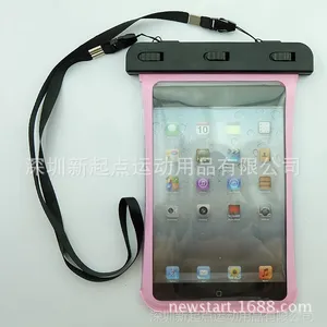工厂定制8寸以下侧边按键开窗口前后窗口一样ipad防水袋