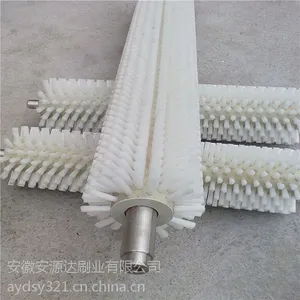 供应电热毯除绒毛刷辊 清扫刷 白色尼龙丝