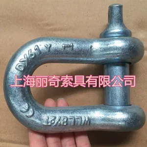 上海丽奇索具厂家直销起重卸扣 美标卸扣 u型卸扣 高强度卸扣 D型卸扣连接器