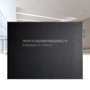 卡尔威 供应办公皮具用品写字板皮革大班台垫皮质桌垫 定制批发