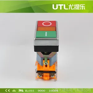 厂家直销LA110-A1-11R 一开一闭 瞬动型 不带灯 双位按钮 旋钮