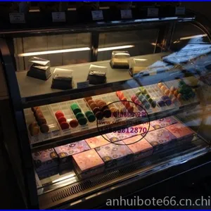单弧形后开门巧克力展示柜 苏州定做巧克力柜厂家 蛋糕房冷藏保鲜柜