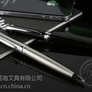 笔海笔顶可做LOGO滴胶 ***金属圆珠笔旋动 酒店专用圆珠笔 商务笔厂