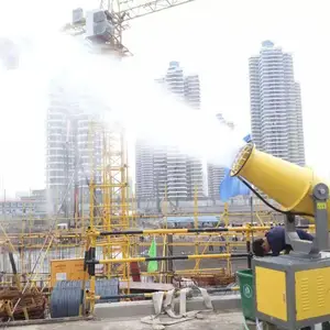 供应贵阳露天隧道工地除尘雾炮机 全自动喷雾降尘机 鸿安泰-65