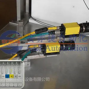 微柱凝胶卡在线检测及剔除不良品系统