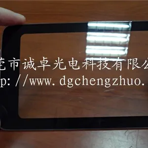 东莞诚卓光电厂家定制医疗仪器等用高透光丝印黑色边框高透光高纯熔融石英视窗面板玻璃片