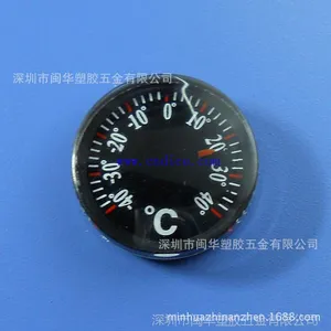 双金属温度计 15mm温度计 塑料 塑胶温度计 注油温度计 环保出口 深圳工厂生产加工 厂家定做