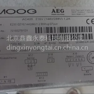 �ֻ���ӦMoog��س����AC400 216V��E230 G216