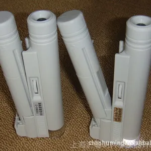 100倍手持式放大镜　带光源带刻度织物　***180