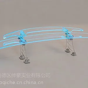 绅豪DEE厂家直销 水晶透明尾翼 定风翼 LED七彩灯单层AD-SP809