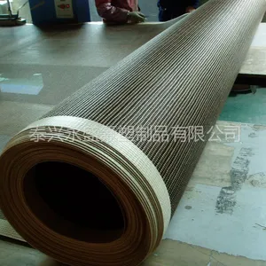 供应圆网印花机4*4MM孔眼耐高温铁氟龙烘干带