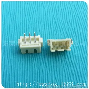 ��ӦXH2.54-3P��ʽ���� �׻�ɫ��Ƭʽ