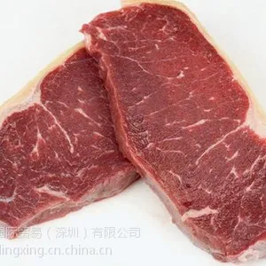 库存真空包装冷冻阿根廷进口西冷牛排,可切片真空包装