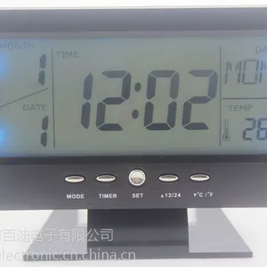 供应供应LCD背光声控钟8082