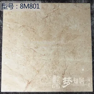 佛山厂家直销,发源地陶瓷 8M801喷墨超洁亮全抛釉地面砖,工程出口瓷砖