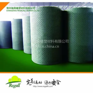 瑞弗regalfill人造草坪足球场10mm人造草坪三维吸震垫,环保三维