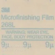 3M-268L-9μ塑基自贴式电厂阀门研磨砂纸