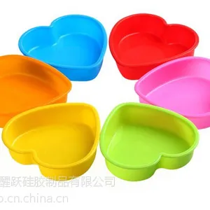 硅胶心形烤盘 硅胶蛋糕模具 心形硅胶蛋糕模 厂家加工定制