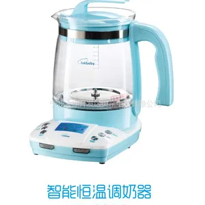 专业代工oemdem运宝液晶不锈钢电子控温不锈钢防倾倒调奶器