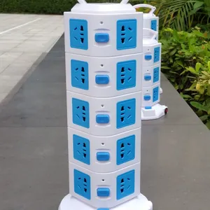 迪途安全创意立体式接线排插 3米电线T5DU4